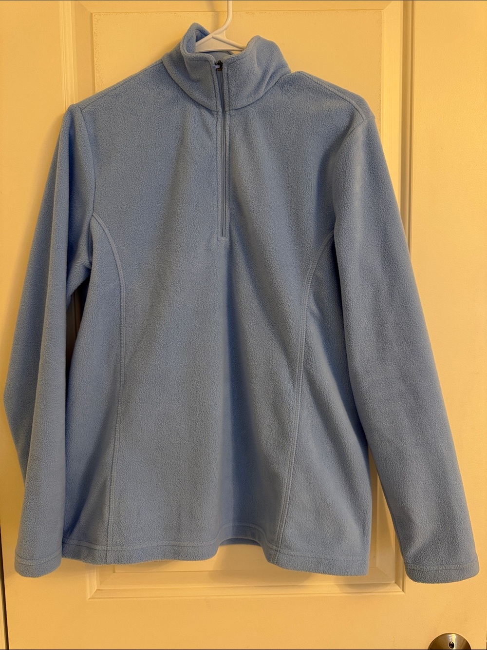 Lands' End Light Blue Women’s Half-Zip Fleece Pullover
